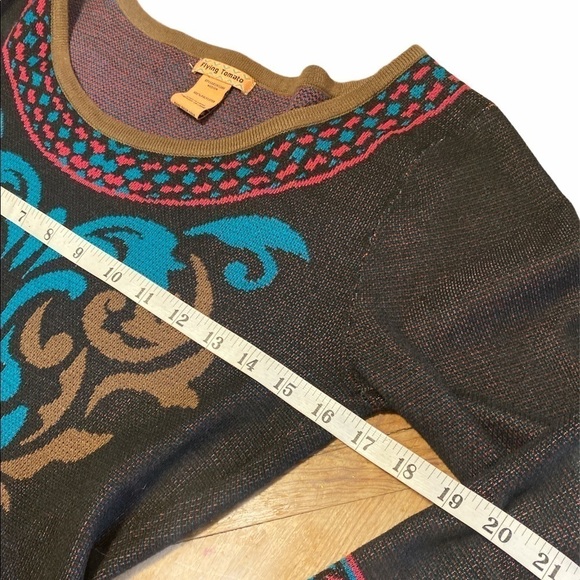 Flying Tomato 3/4 Sleeve Sweater Dress Size Medium - Picture 4 of 7